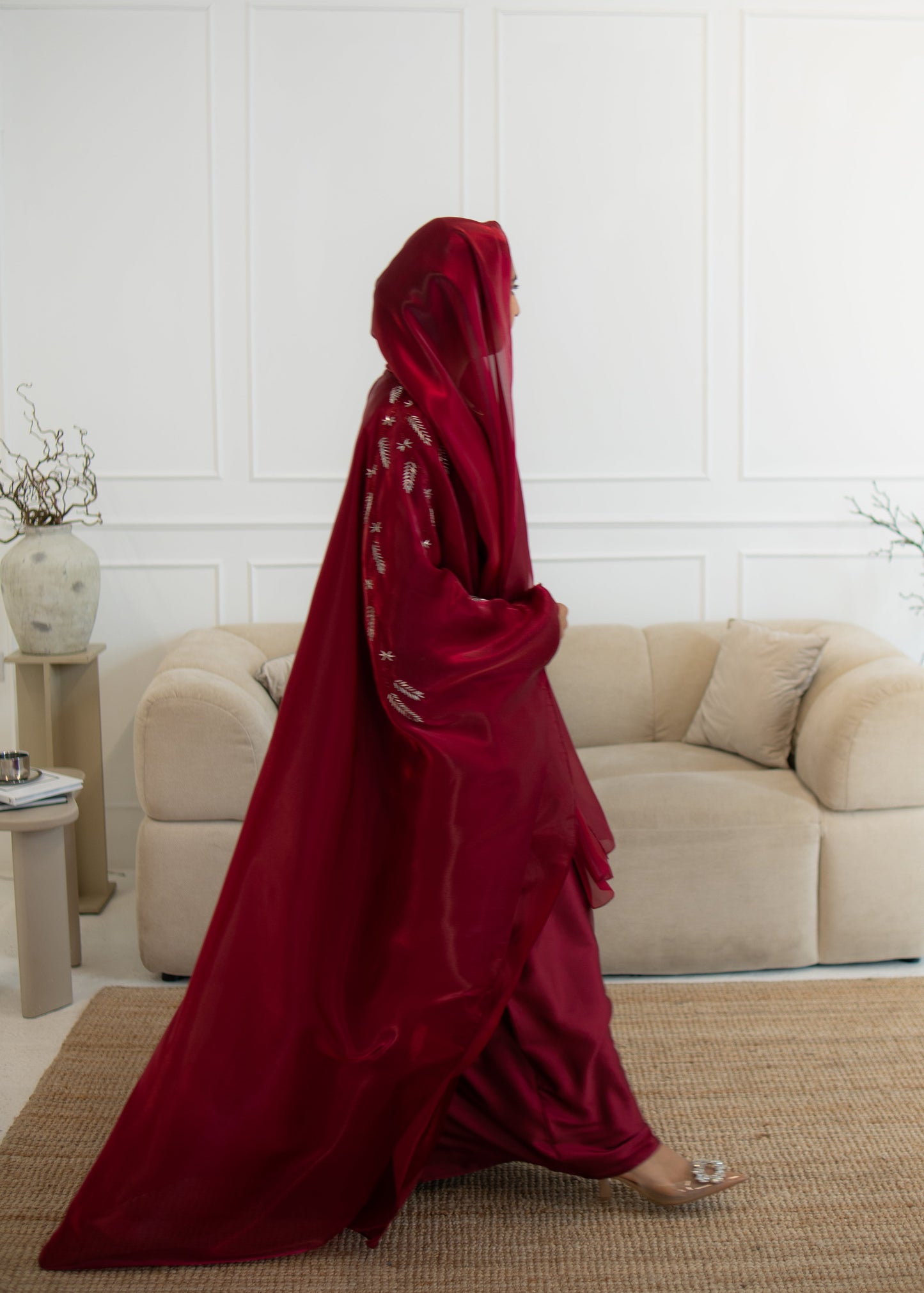 Red Liyah Abaya