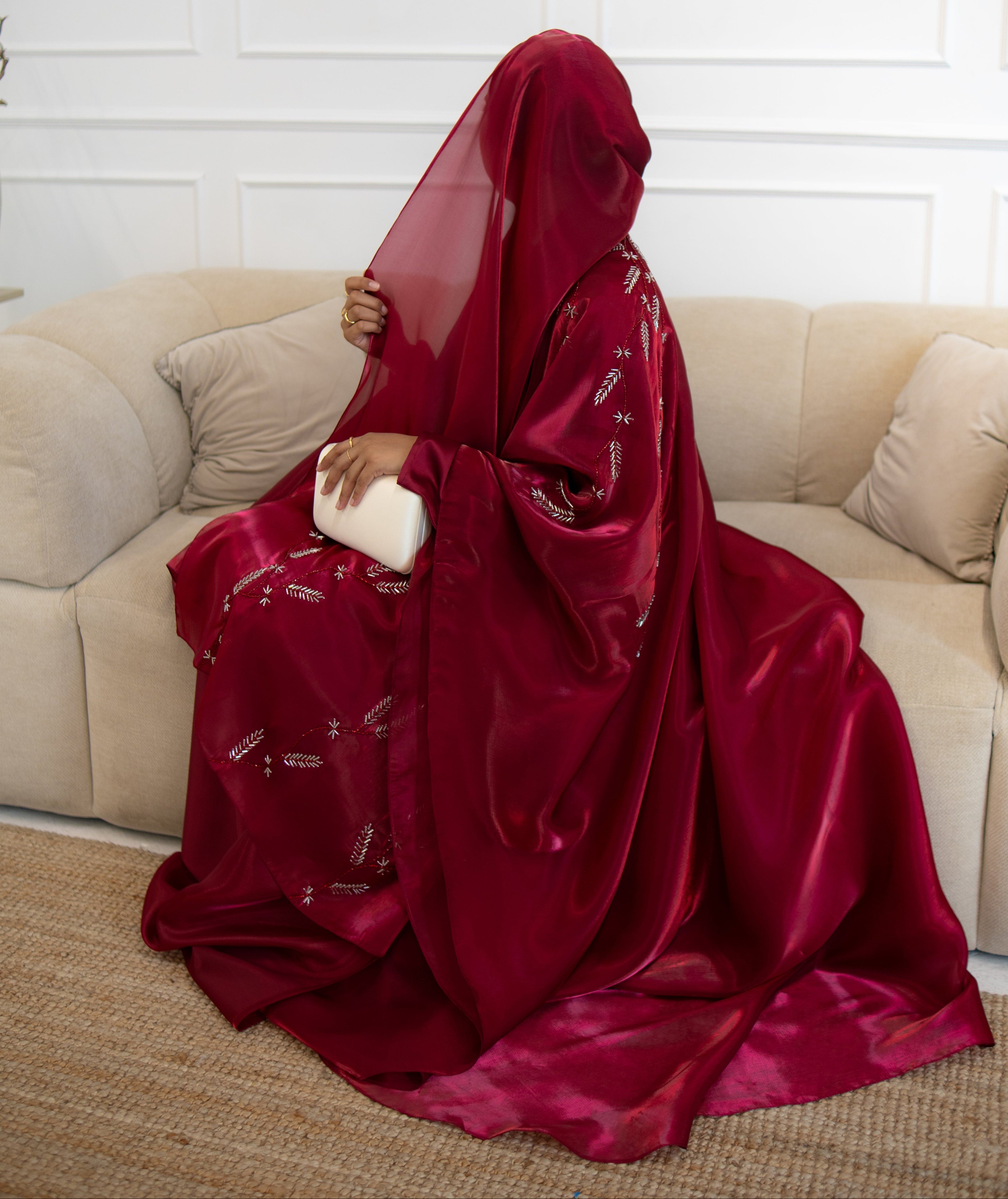 Red Liyah Abaya